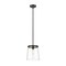 Z-Lite Callista 1 Light Pendant, Matte Black & Clear 3032P10-MB - alternate 1